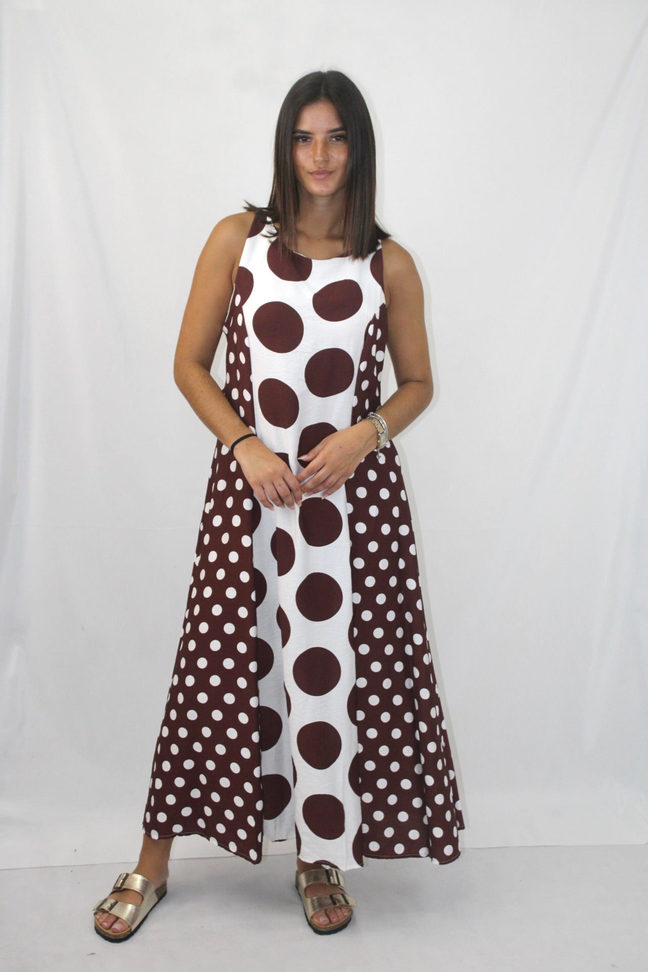 Vestido Bolas Desiguais