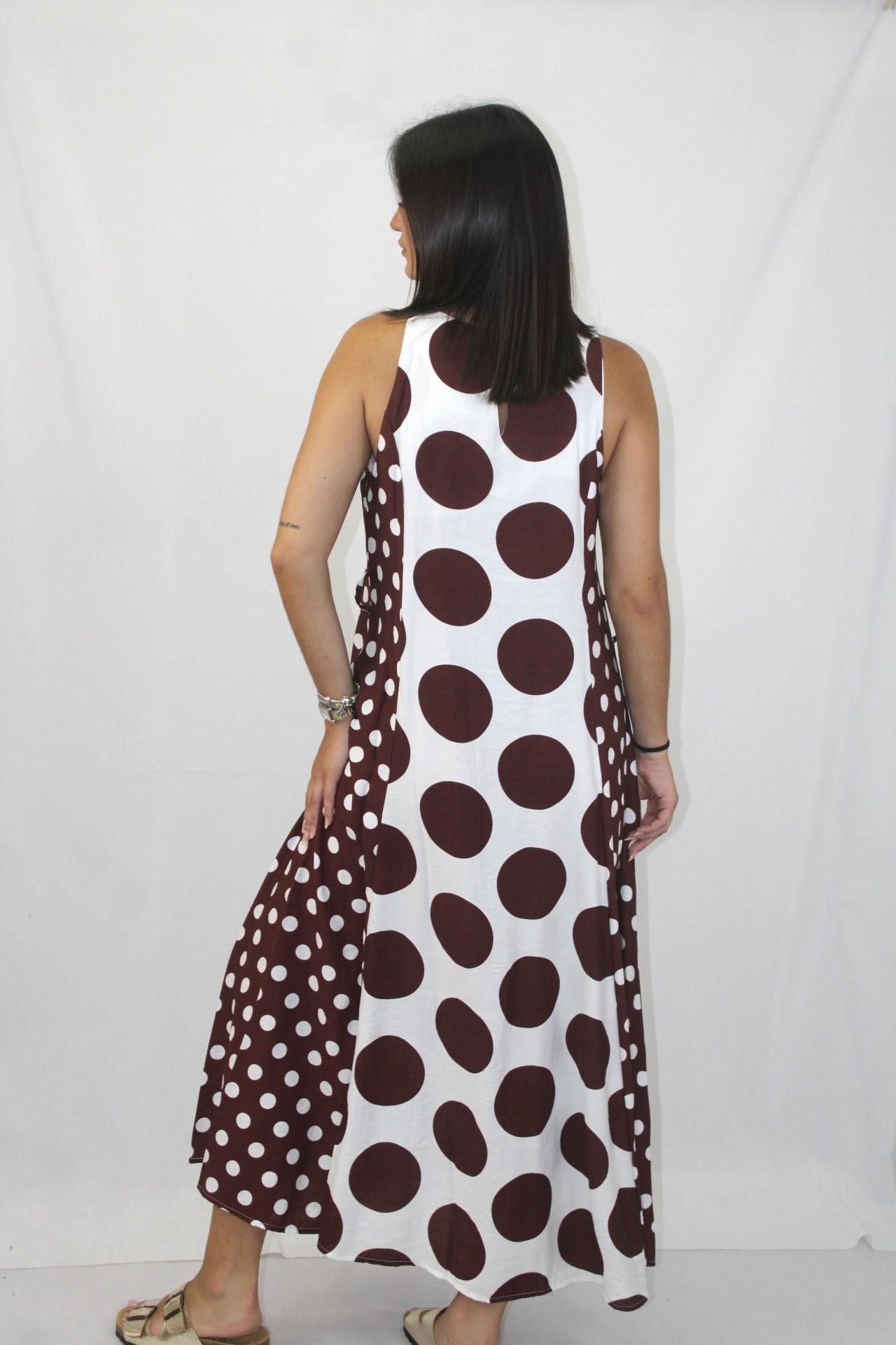 Vestido Bolas Desiguais