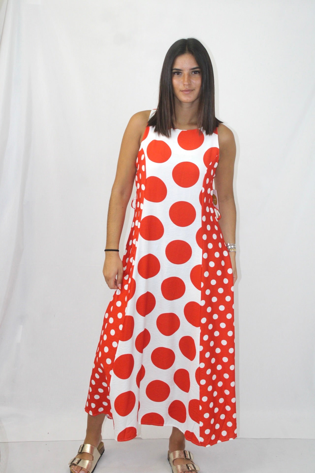 Vestido Bolas Desiguais