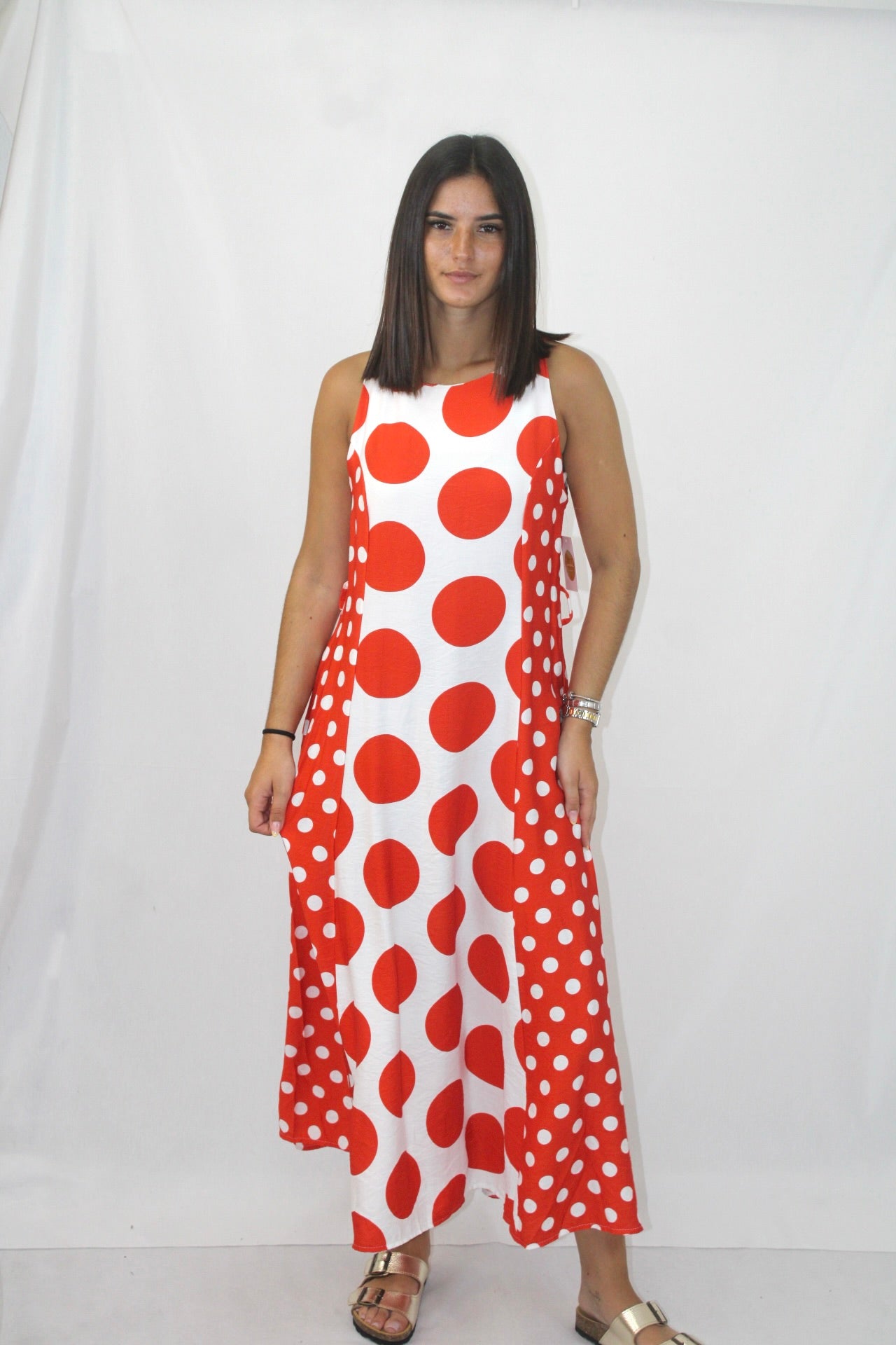 Vestido Bolas Desiguais