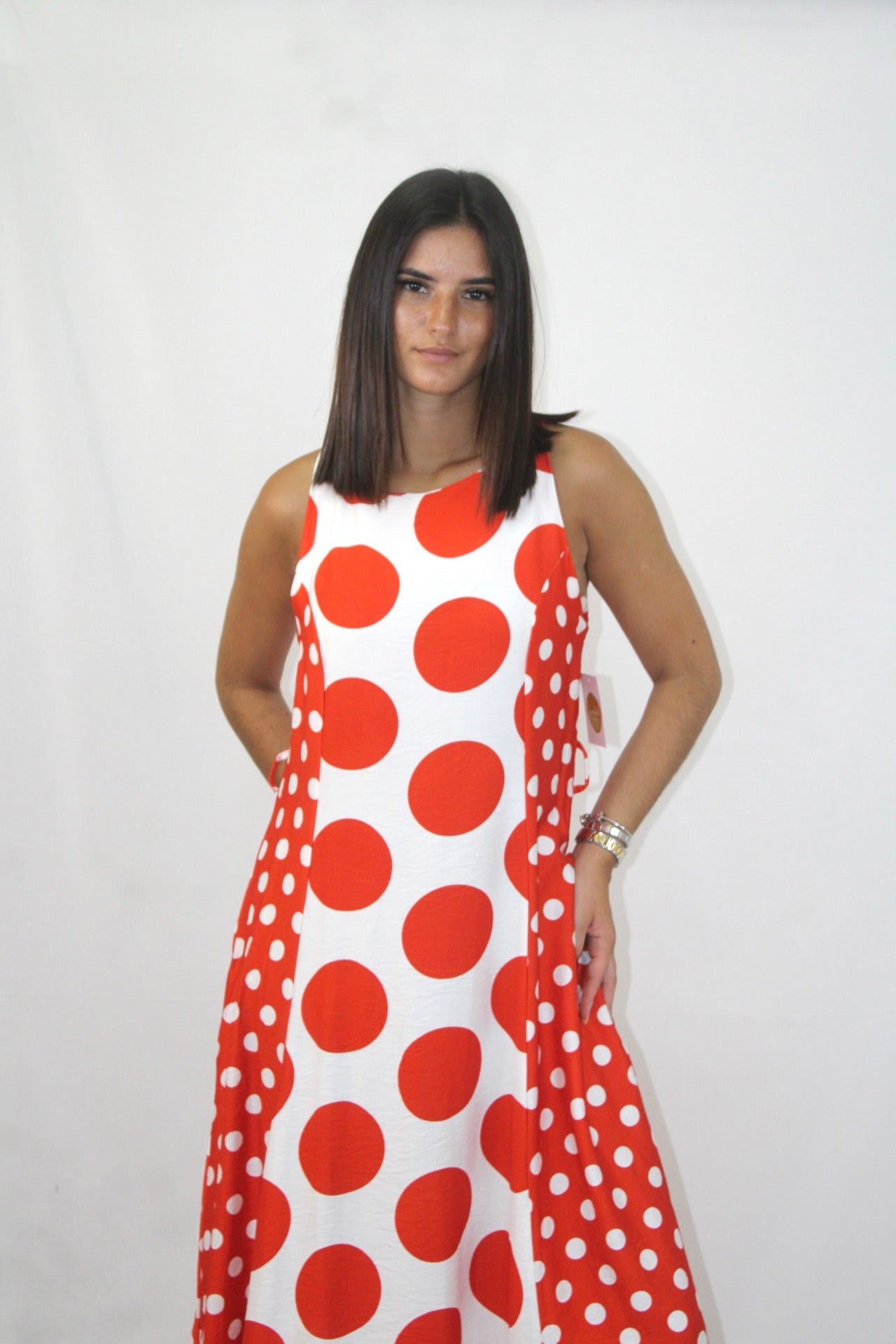 Vestido Bolas Desiguais