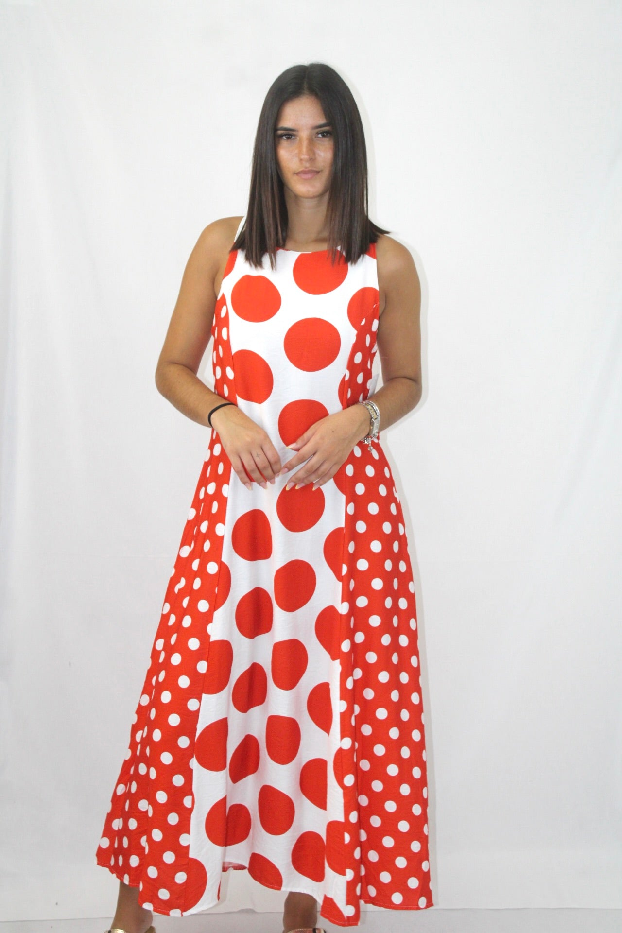 Vestido Bolas Desiguais