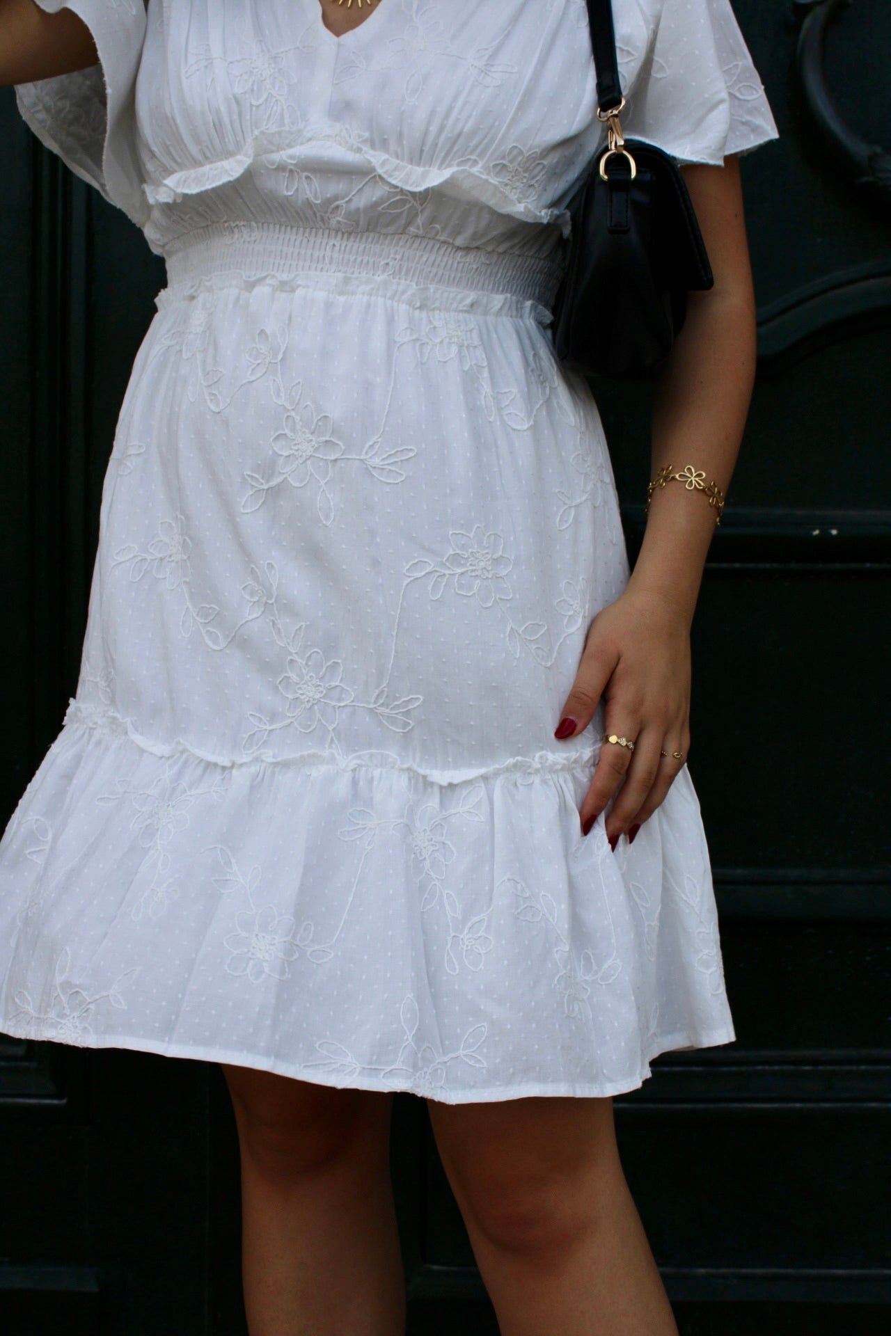 Vestido Branco Bordado