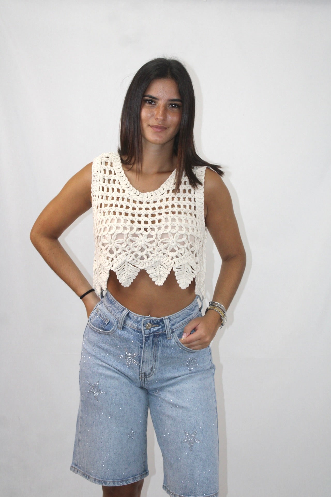 Crop Top em Croché