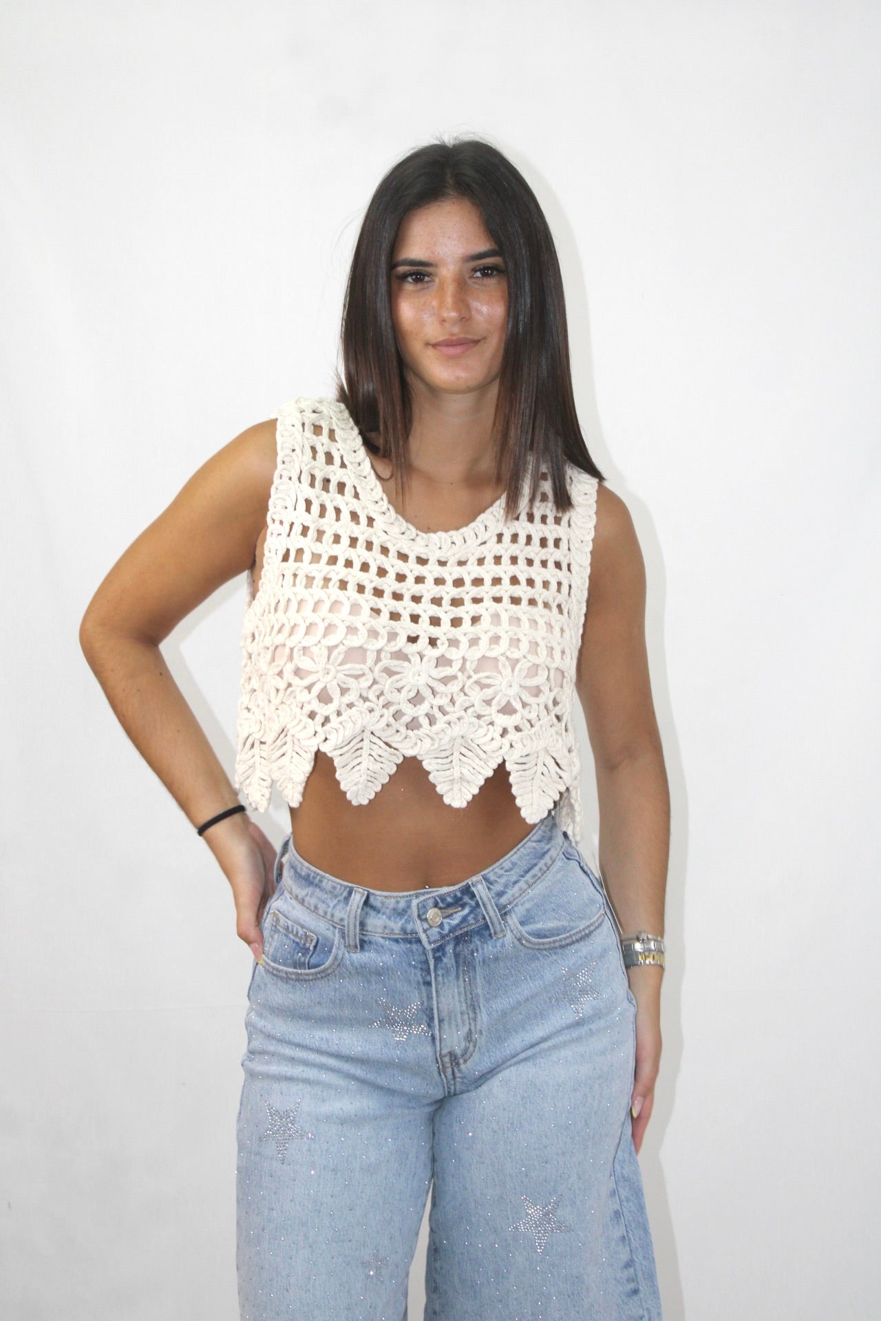 Crop Top em Croché