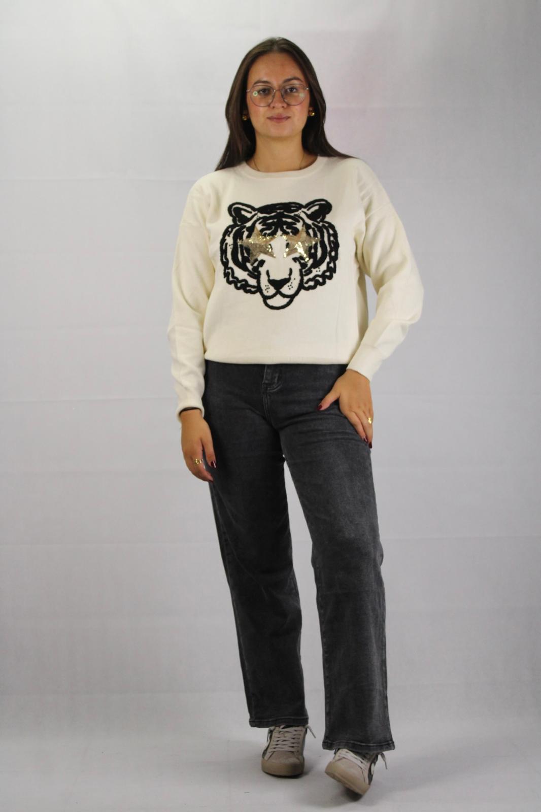 Sweatshirt Tigre