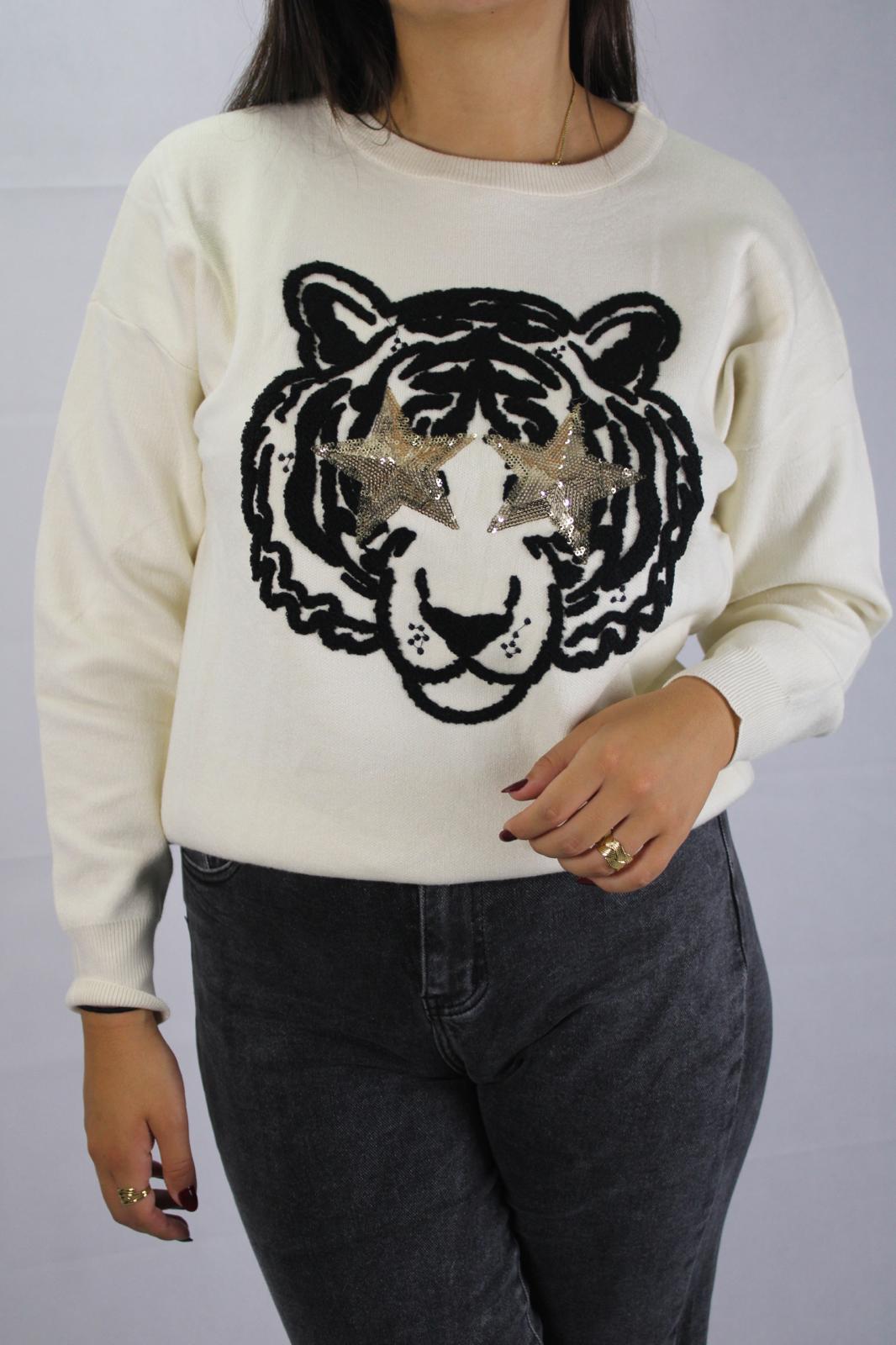 Sweatshirt Tigre