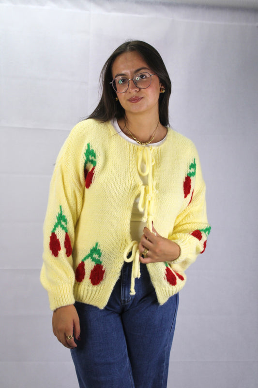 Cardigan das Cerejas