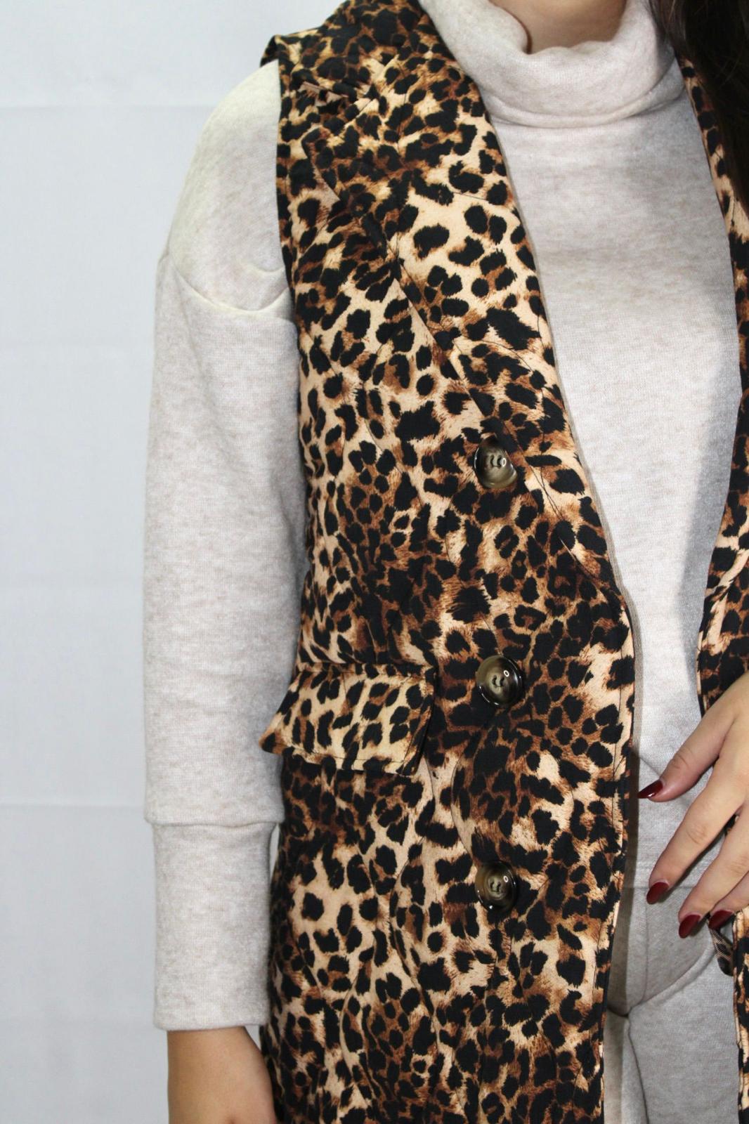 Colete Alcochoado Animal Print