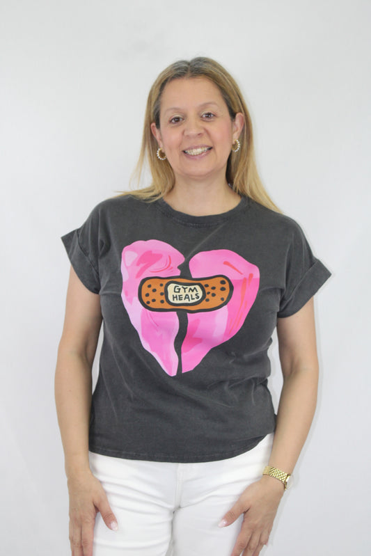 T-shirt Manga Curta