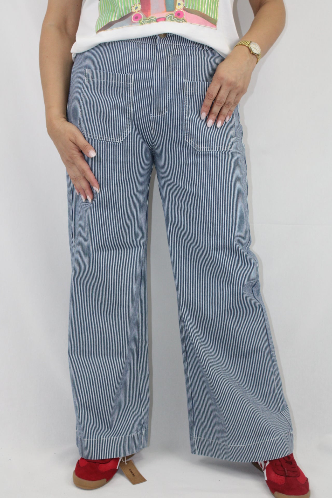 Calça Riscas